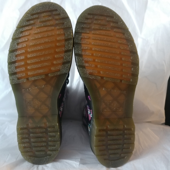 Dr Martens 1460 Pascal Black/multi vintage floral backhand boots - Picture 10 of 11